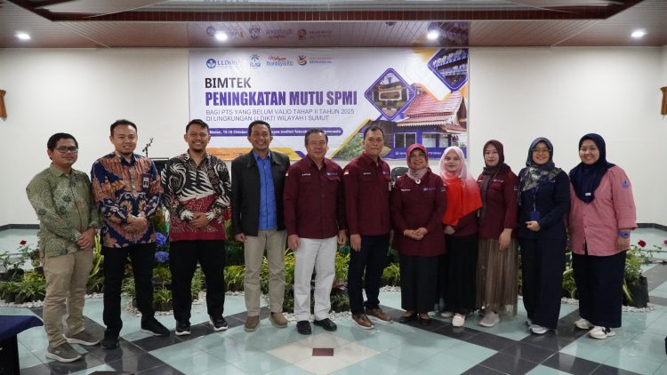 INSTITUT TEKNOLOGI SAWIT INDONESIA FASILITASI KEGIATAN BIMBINGAN TEKNIS PENINGKATAN MUTU SPMI LLDIKTI WILAYAH I SUMATERA UTARA